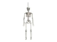 Dekoracja Kościotrup Halloween biała 40 cm