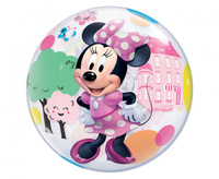 Balon foliowy 22" QL Bubble Poj. "Minnie Mouse Fun"