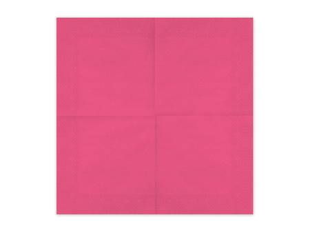 Serwetki papierowe fuksja 33 x 33 cm 20 szt. PartyDeco