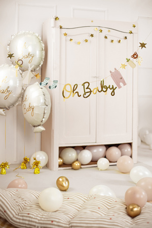 Balon foliowy Oh baby, 53x69 cm, mix