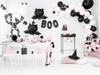 Balony 30 cm, Nietoperze, Pastel Black