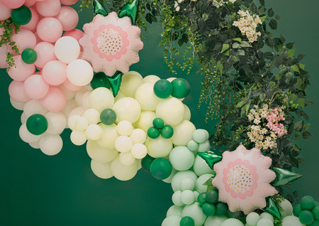Balon foliowy Kwiat, 70x62 cm