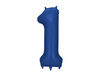 Balon foliowy Cyfra 1 granatowy 86 cm