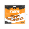 Baner Happy Halloween z dynią pomarańczowy 185cm