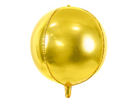 Balon foliowy Kula złoty 40 cm