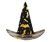 Kapelusz czarownicy z nietoperzami Halloween