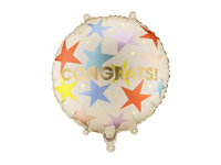 Balon foliowy pastylka Congrats 35 x 35 cm