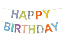 Baner Happy Birthday, 2.2m, mix