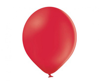 Balon lateksowy Pastel Red czerwony 25 cm