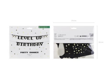 Baner ''Level up'', 2.5 m, mix