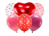 Balony lateksowe i foliowe Be mine valentine czerwone 6 szt. PartyDeco