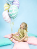 Balon foliowy Cukierek, 35cm, jasny liliowy