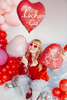 Balon foliowy Serce Kocham Cię 45 cm