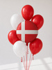 Balon foliowy Flaga Danii 35 cm