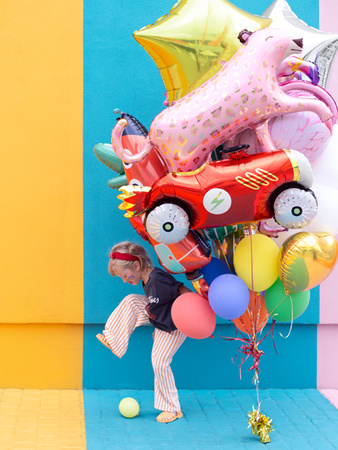 Balon foliowy Gwiazdka złoty 70 cm
