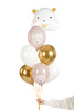 Balony 30 cm, Miś polarny, mix (1 op. / 6 szt.)
