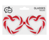 Okulary walentynkowe Serce czerwone Godan