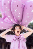 Balon foliowy Duch, 41x70 cm, mix