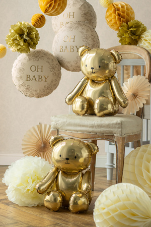 Balon foliowy Baby Shower pastylka Oh Baby 35 x 35 cm