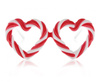 Okulary walentynkowe Serce czerwone Godan