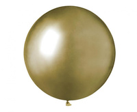 Balon lateksowy Shiny złoty 50 cm