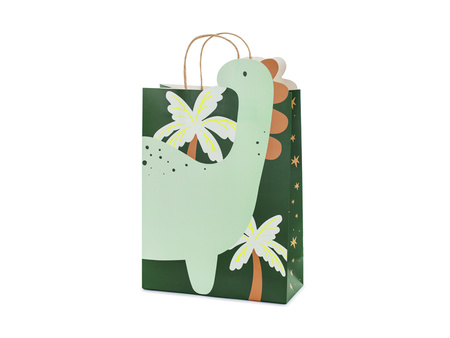 Torebka na prezenty Dinozaury 10 x 24 x 37 cm