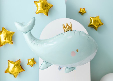Balony foliowe Gwiazdka, 25 cm, złoty (1 op. / )
