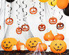 Świderki Halloween Dynie 6szt.