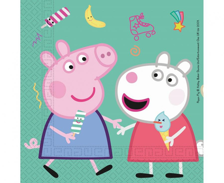 #PS Serwetki papierowe Peppa Pig, rozm. 33x33 cm, 20 szt.