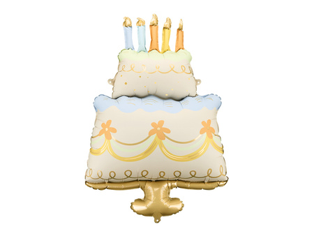 Balon foliowy Tort 62 x 104 cm