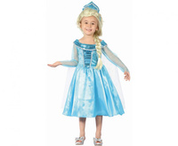 Zestaw dla dzieci Niebieska Księżniczka (sukienka, opaska ), rozm. 92/104 cm