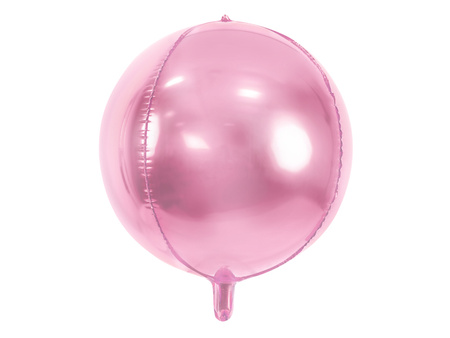 Balon foliowy Kula jasnoróżowy 40 cm