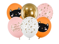 Balony lateksowe Hocus Pocus Halloween 30 cm 6 szt.