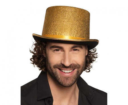 Kapelusz Glitz, złoty