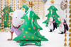 Balon foliowy stojący choinka na Boże Narodzenie zielony 78 x 94 cm