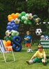 Balon foliowy Cyfra 8 granatowy 86 cm