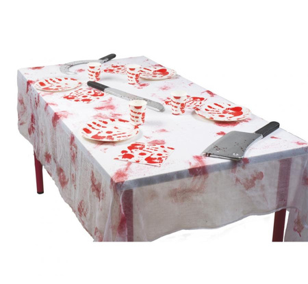 Obrus plastikowy Bloody Halloween (150x180 cm)