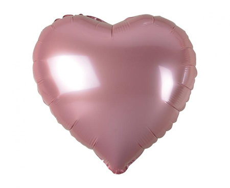Balon foliowy Serce różowy 45 cm Godan