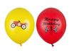 Balon lateksowy Happy Birthday mix 30 cm