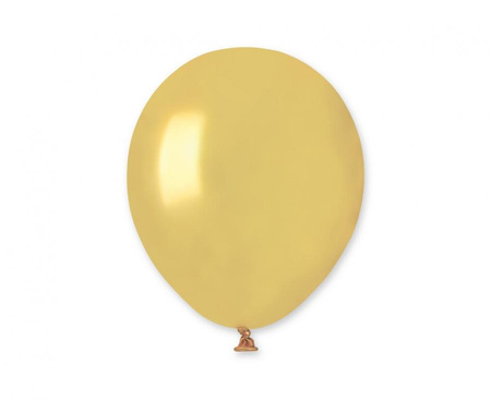 Balony AM50 metal 5" - Złote Dorato 74/