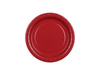 Talerzyki papierowe czerwone 18 cm 6 szt. PartyDeco