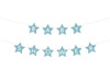Baner Baby shower, 290x16.5 cm, jasny niebieski