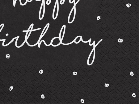 Serwetki papierowe Happy Birthday 33 x 33 cm 20 szt.