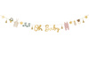 Baner Baby Shower Oh Baby złoty 2,5 m