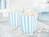Pudełka na popcorn 7,5 x 7,5 x 12,5 cm 6 szt.