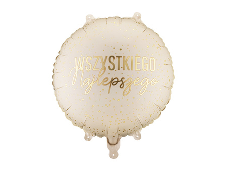 Balon foliowy pastylka Wszystkiego Najlepszego 35 x 35 cm
