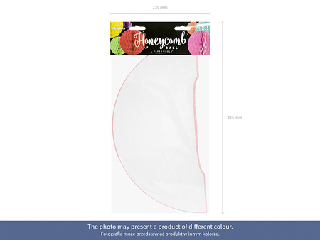 Kula bibułowa, czarny, 40cm