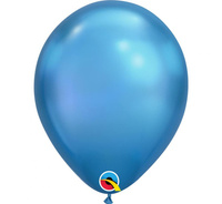 Balon QL 11", chrom niebieski / 100 szt.