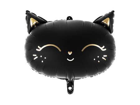 Balon foliowy Kotek czarny 48 x 36 cm