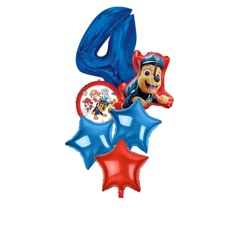 Bukiet balonów na URODZINY, PSI PATROL - opcja hel
